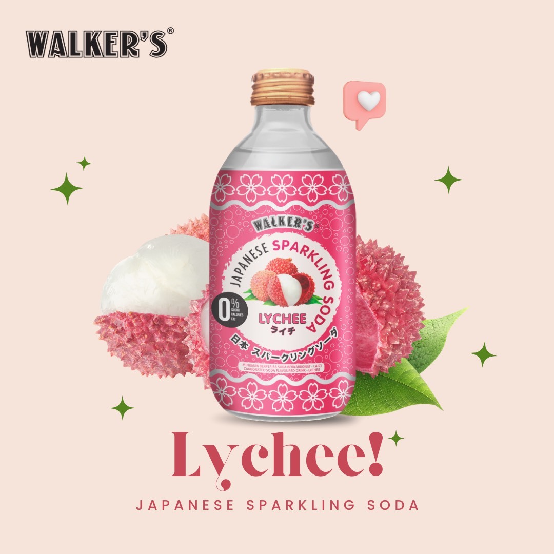 沃克斯 Walk's 無糖 氣泡飲 290ml 草莓 / 荔枝 / 蜜桃