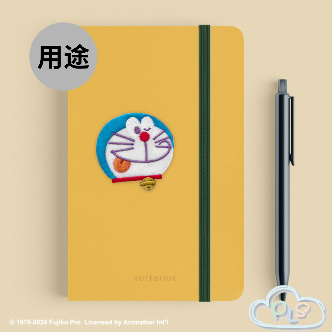 現貨 台灣製 刺繡裝飾貼大頭 Doraemon (單眼) 多啦A夢 #30052