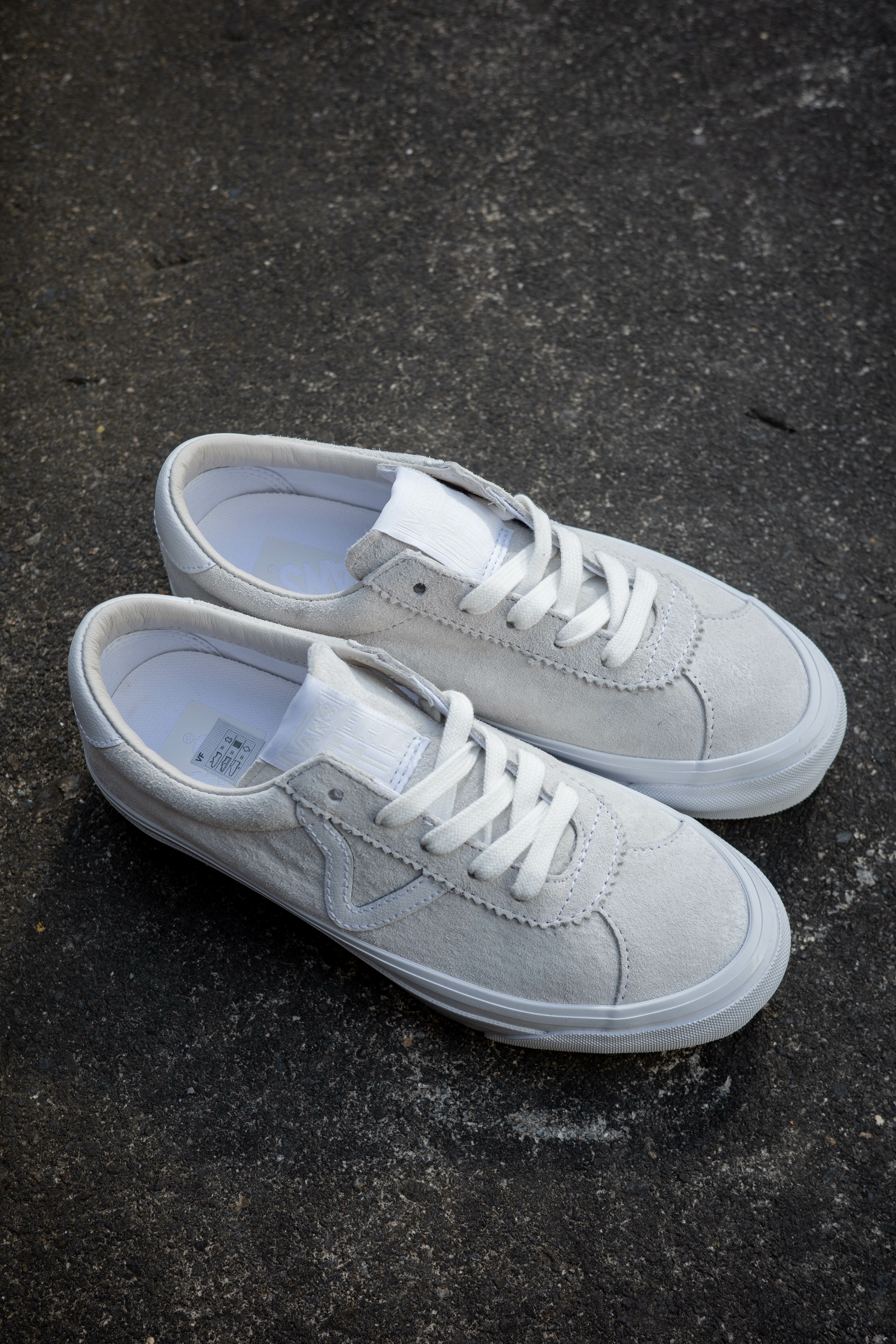 VANS SPORT  米白 經典 麂皮 復古 板鞋