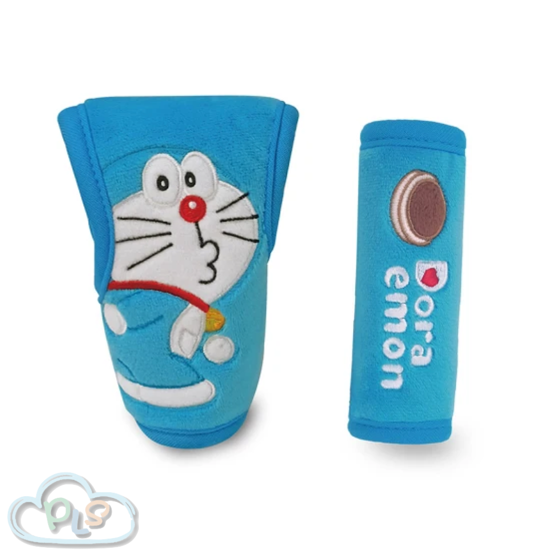 現貨 台灣製 車用波棍頭及把手護套組 多啦A夢 #30054