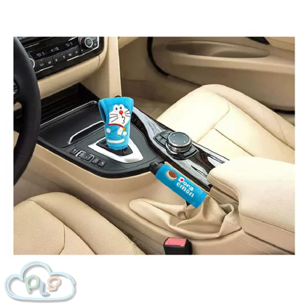 現貨 台灣製 車用波棍頭及把手護套組 多啦A夢 #30054