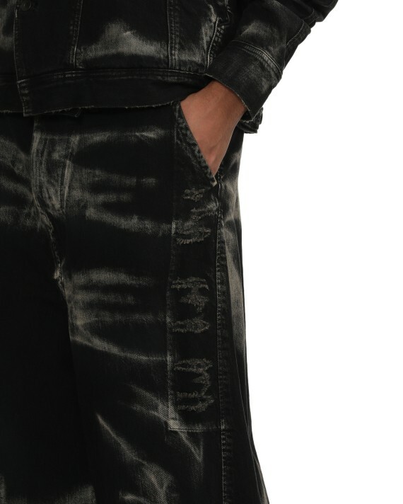 【Focus Store】預購 _JULIUS Bleached Wide Denim Pants "Black" 黑色