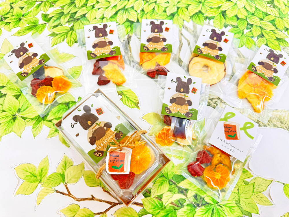 幸福果舖 Taste Sweety˙天然水果乾˙果乾禮盒˙節慶伴手禮 茶香熊 水果乾冷泡飲 果乾水