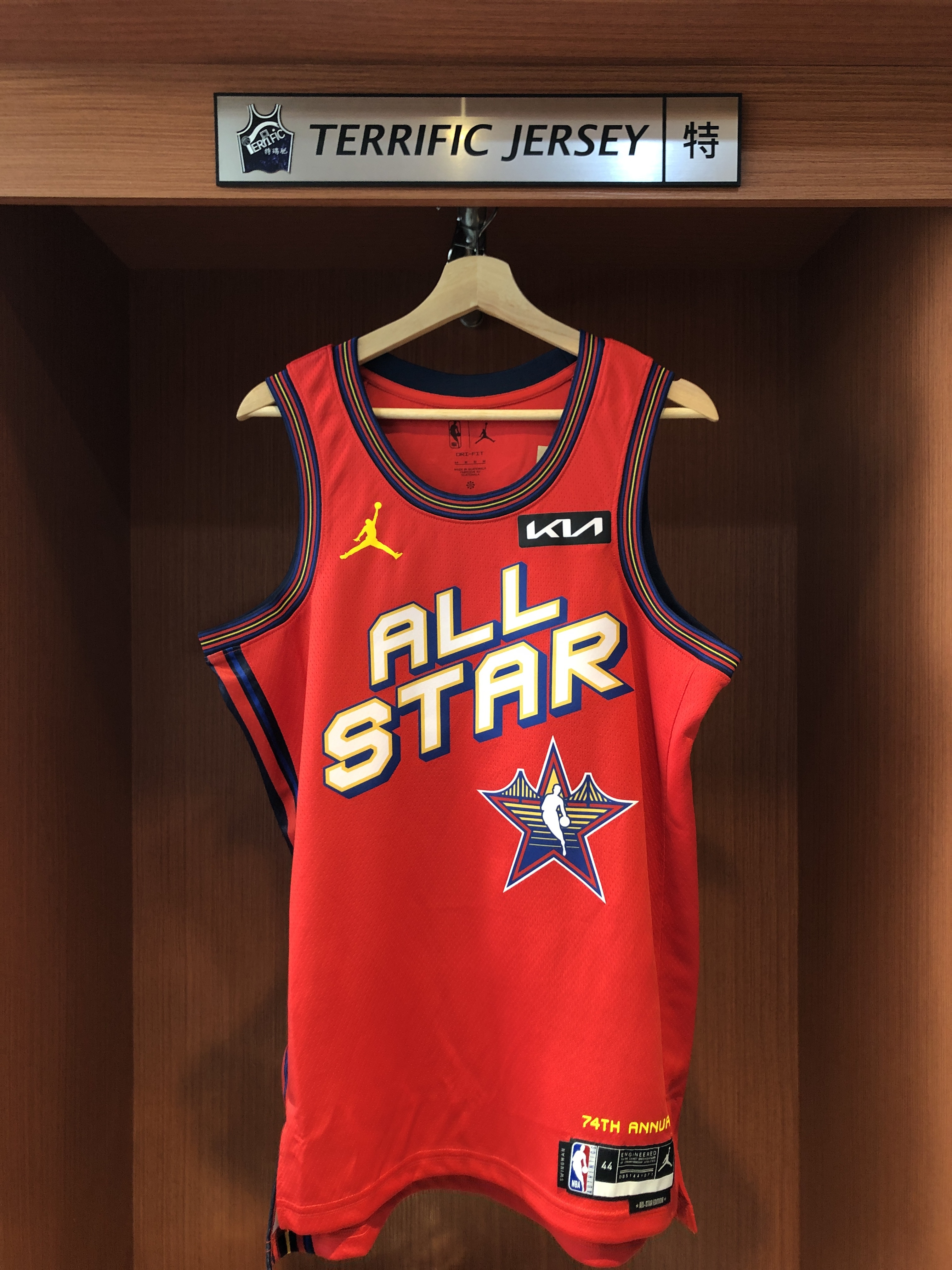 NBA球衣 Shai Gilgeous-Alexander 24-25 明星賽紅 ASG Jordan Swingman 球迷版 熱轉印 含贊助商標 全新