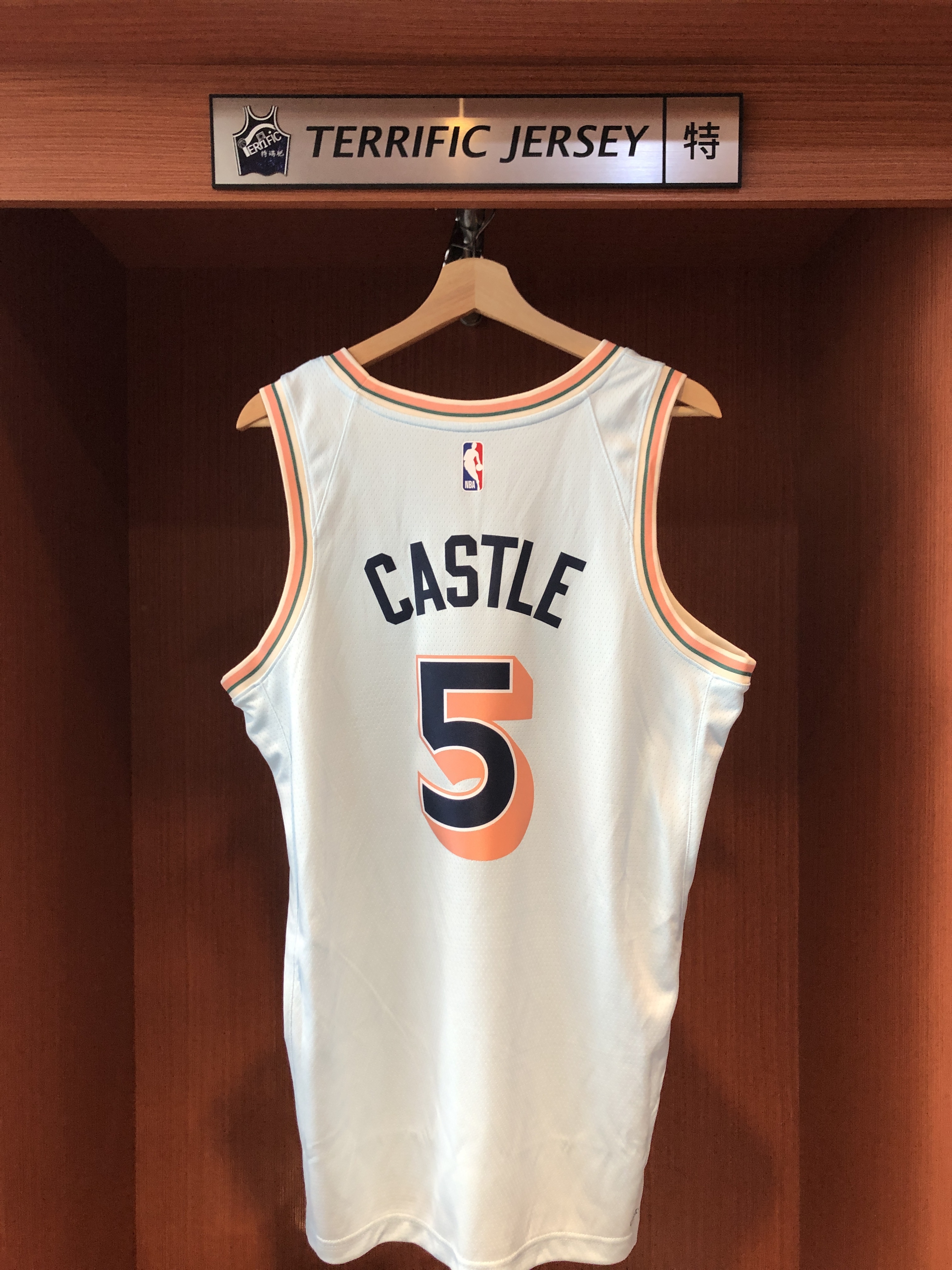 NBA球衣 Stephon Castle 聖安東尼奧馬刺城市 City Nike Swingman 球迷版 熱轉印 全新