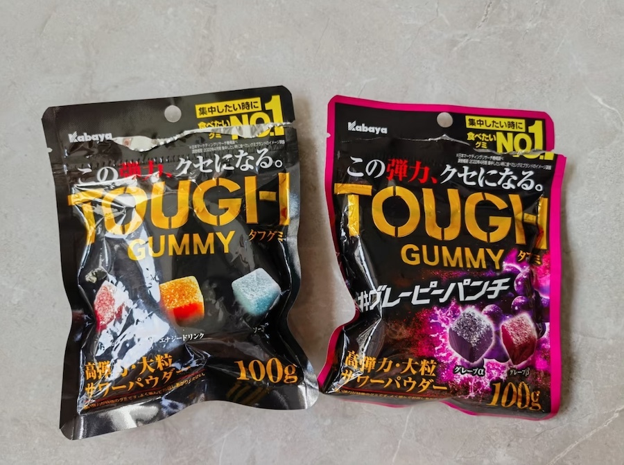 ｜🇯🇵日本零食｜TOUGH 彈力 方形軟糖 日本大人氣！5種口味