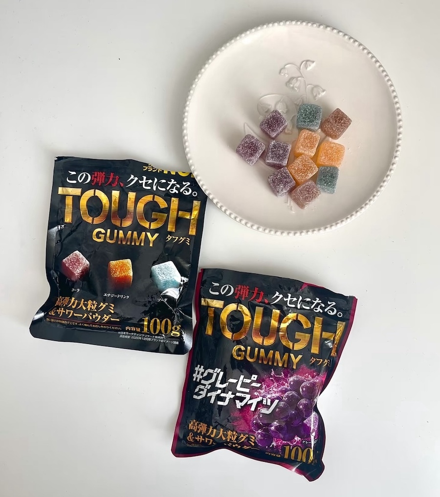 ｜🇯🇵日本零食｜TOUGH 彈力 方形軟糖 日本大人氣！5種口味