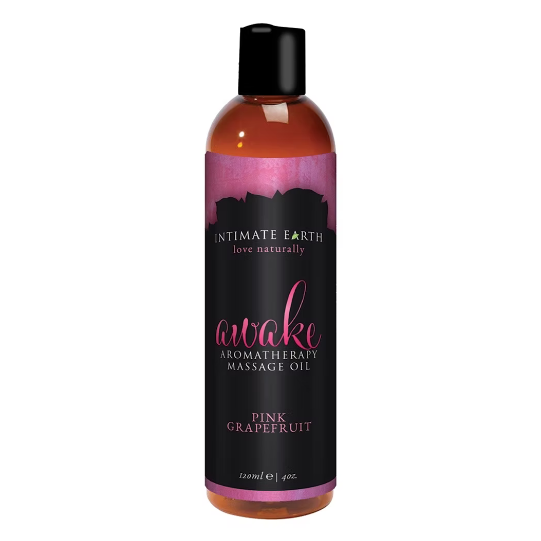 Intimate Earth - Awake Pink Grapefruit Massage Oil - 120ml