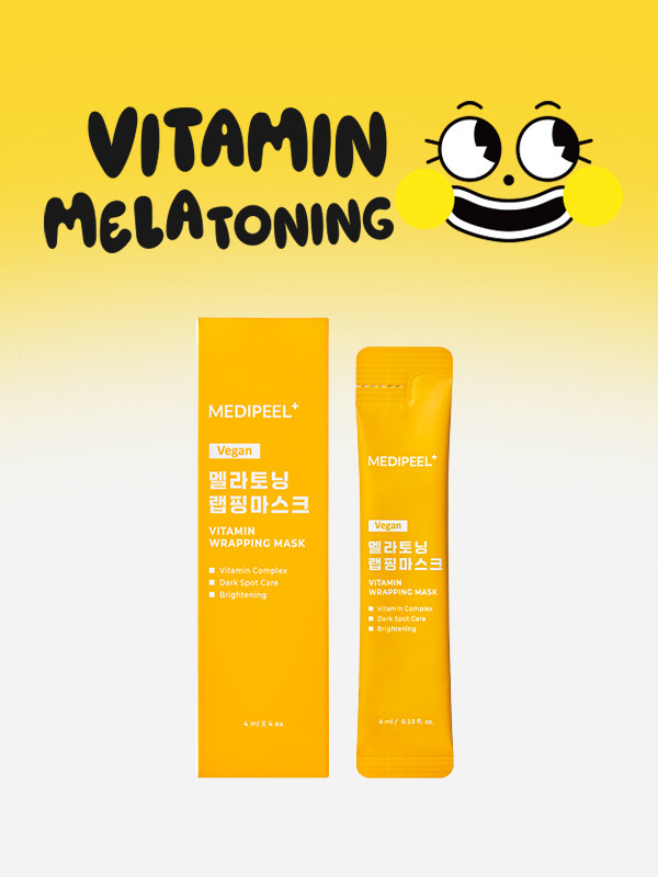 MEDI-PEEL Vegan Vitamin Mela Toning Wrapping Mask [4ml x 4Packs] 1060488