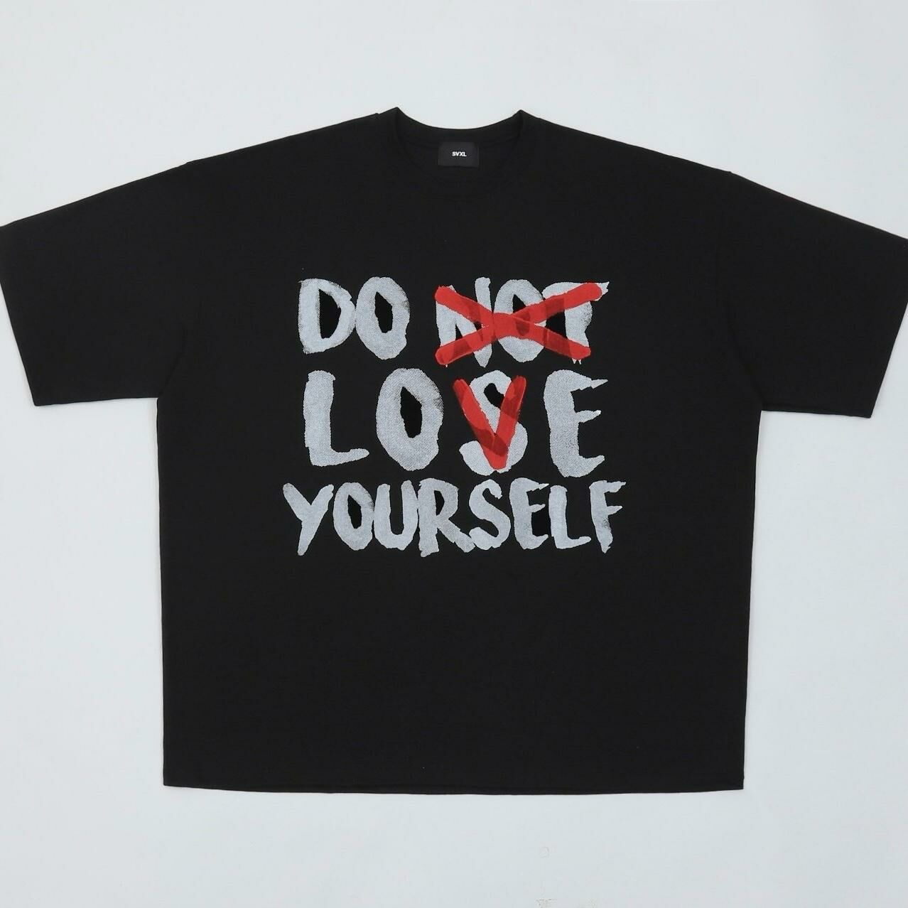 OverSize英文字短袖Tee SVXL-058T