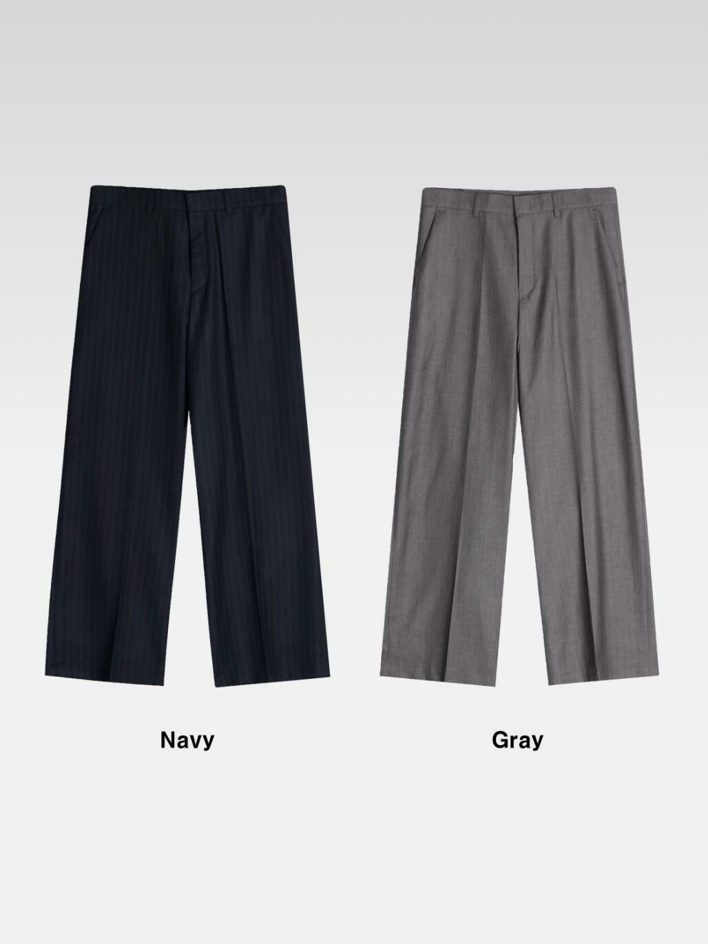 淨色鬆身西褲 D.B.Y.M-055P