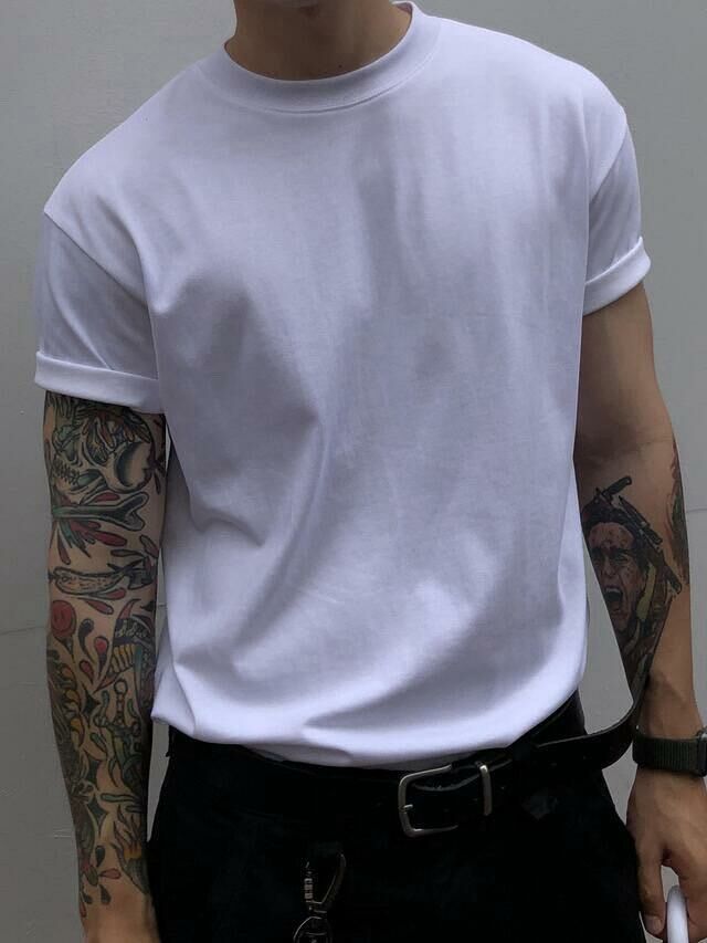 淨色圓領短袖Tee Veil-025T