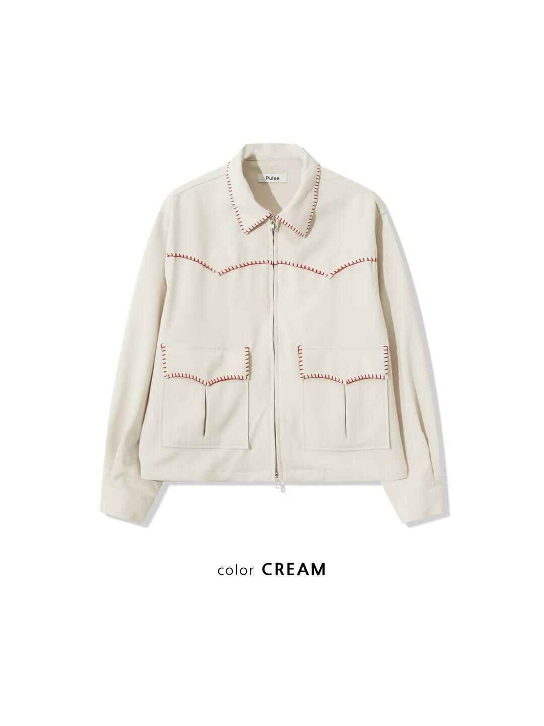 反領拉鍊外套 PULSE-139JK