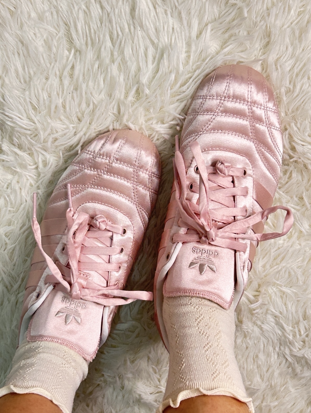 Adidas Taekwondo 珠光粉 粉色 緞面 緞帶 芭蕾風 復古 跆拳道鞋 德訓鞋 宋雨琦同款 JP5196/預購