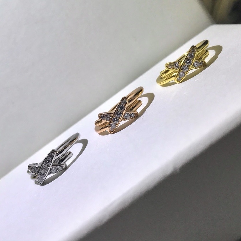 18k”Liens x緣系一生”半鑽連結高奢定製戒指