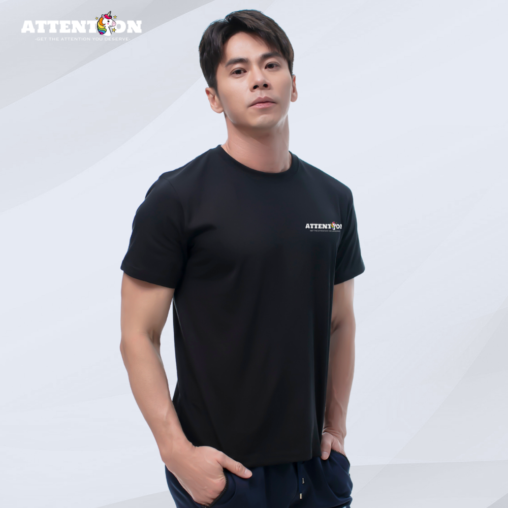 【香蕉款, 珍奶款, 獨角獸款 】彩虹百分百純棉系列T-shirt黑色