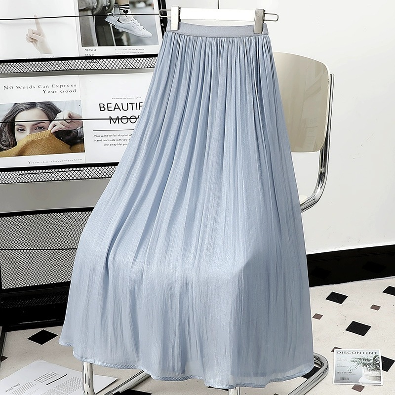 珠光流沙雪紡裙 七色