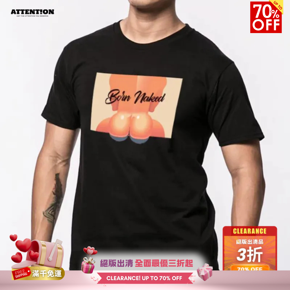 【天生美尻-黑色】我的美尻系列T-shirt