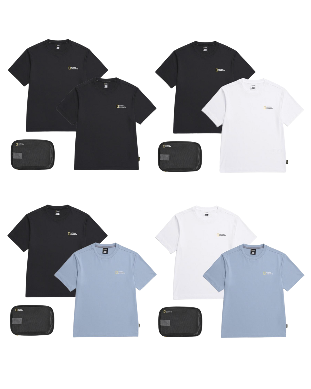 【預購】National Geographic 兩件裝 涼感短T N255UPA910