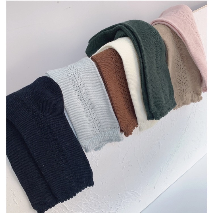 泡泡口精梳棉中筒襪