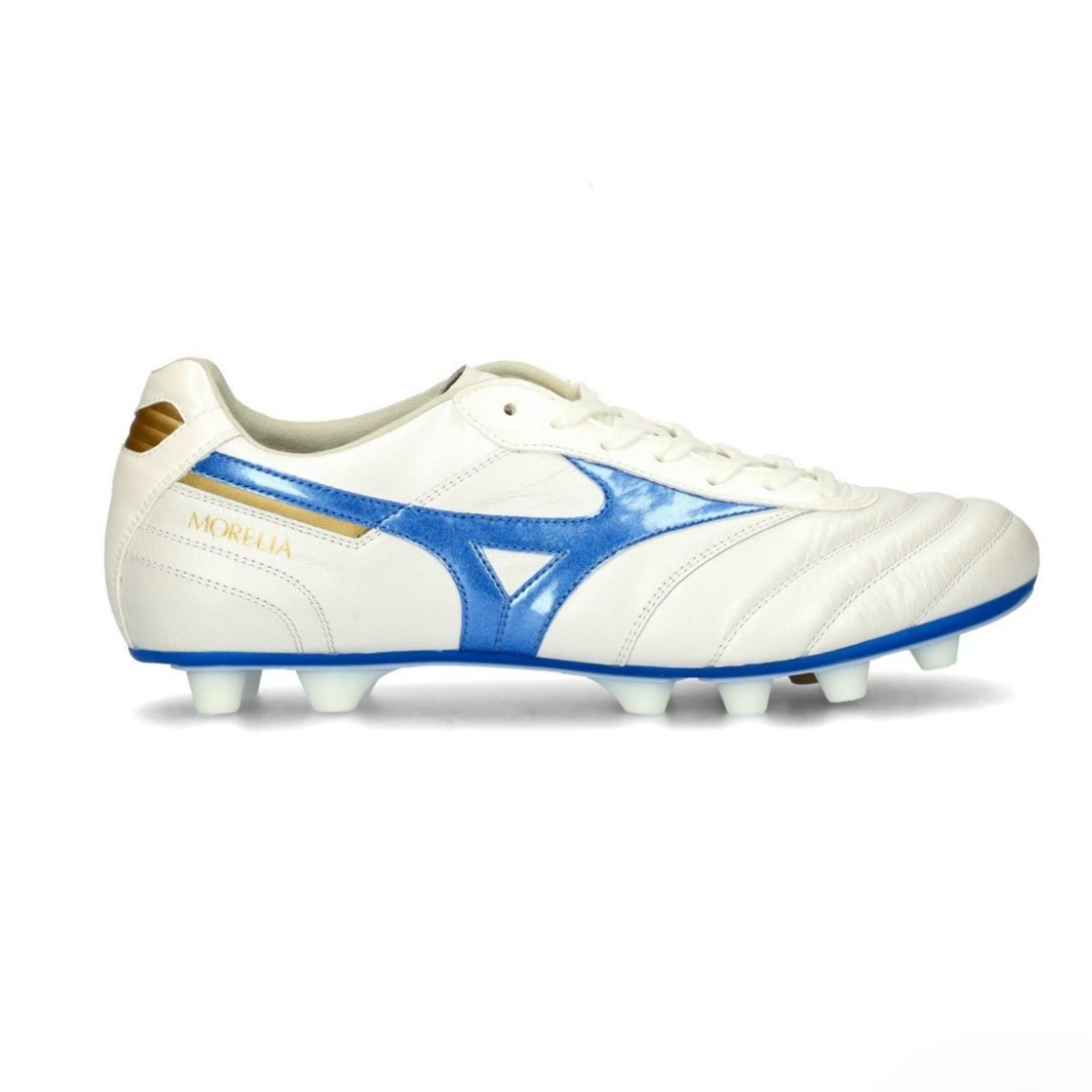 MIZUNO MORELIA II ELITE  草地/仿真草足球鞋 白藍色 （27cm）