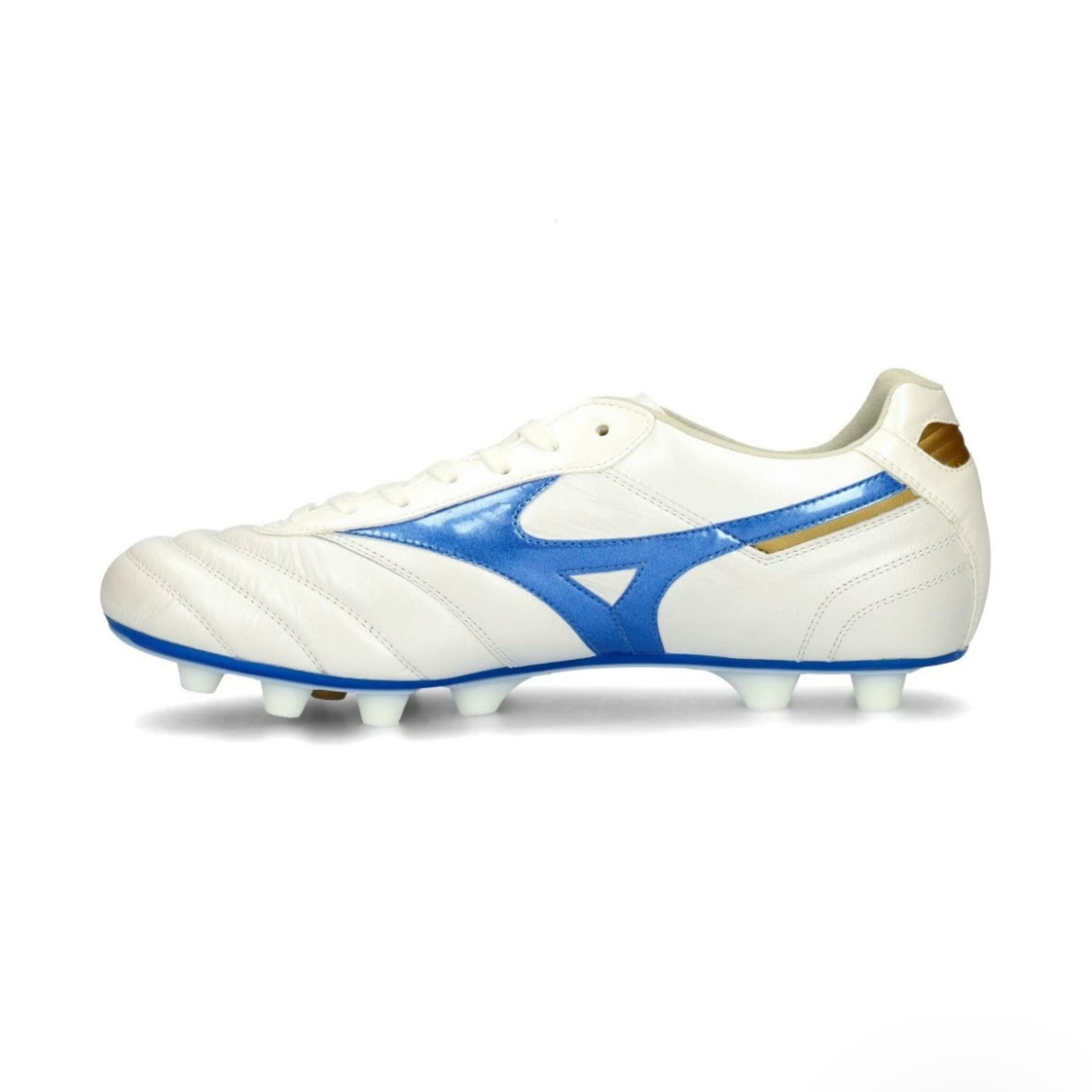 MIZUNO MORELIA II ELITE  草地/仿真草足球鞋 白藍色 （27cm）