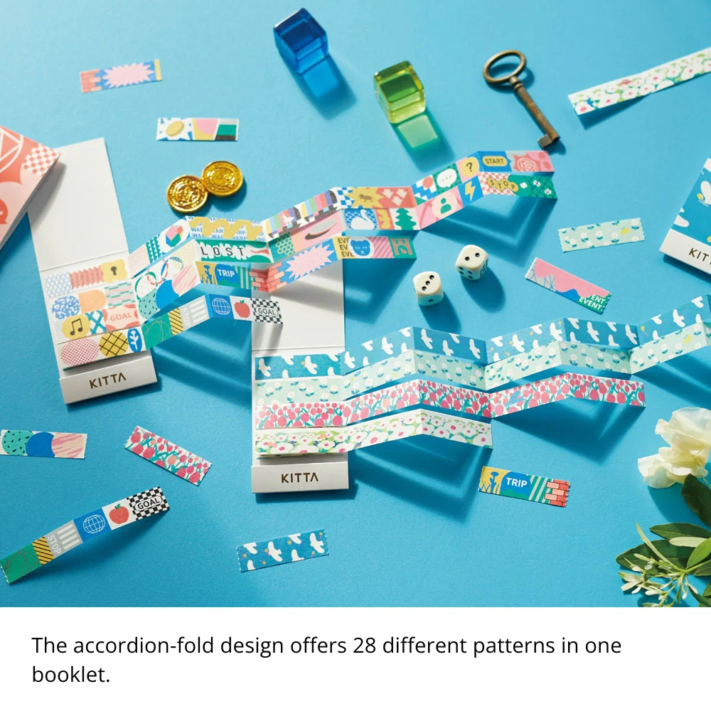 KITTA 和紙膠帶 摺疊款 風景 隨身攜帶和紙膠帶｜KING JIM 日本