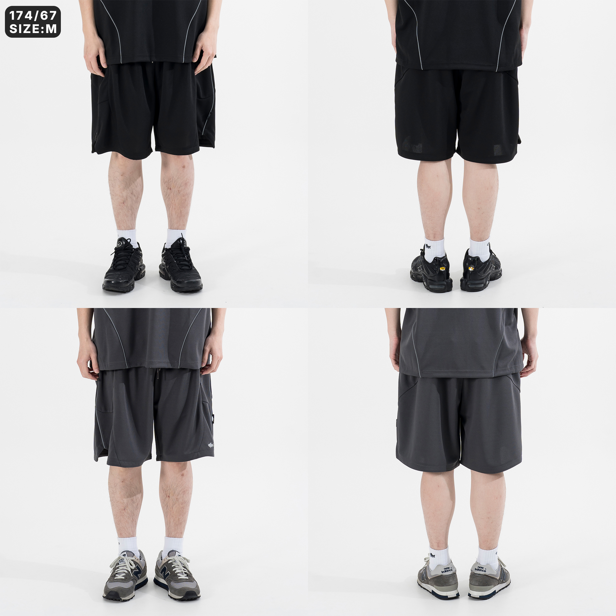 AGILITY CREW Loose Sports Shorts 速乾 反光 運動套裝 短褲 [SP-S]