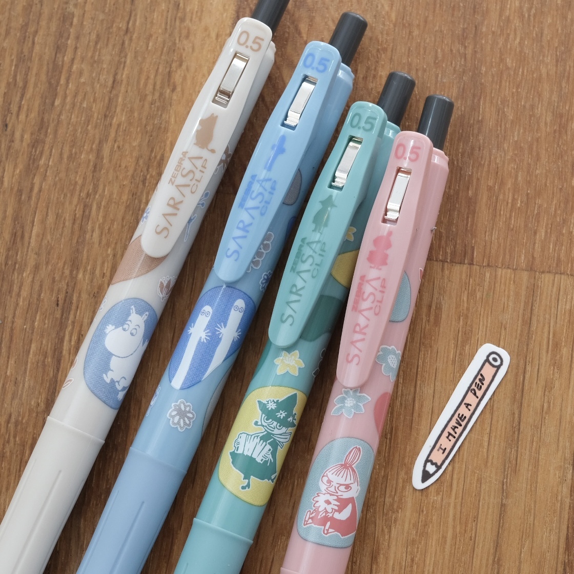 限量 MOOMIN 嚕嚕米 x SARASA 0.5mm 黑色 原子筆 單枝筆賣場｜Zebra 日本