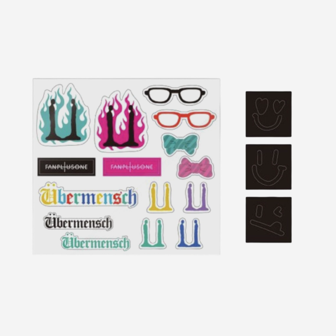 GD G-DRAGON Ubermensch Light Stick Deco Sticker Set 應援 權志龍 螢光棒裝飾貼紙組合