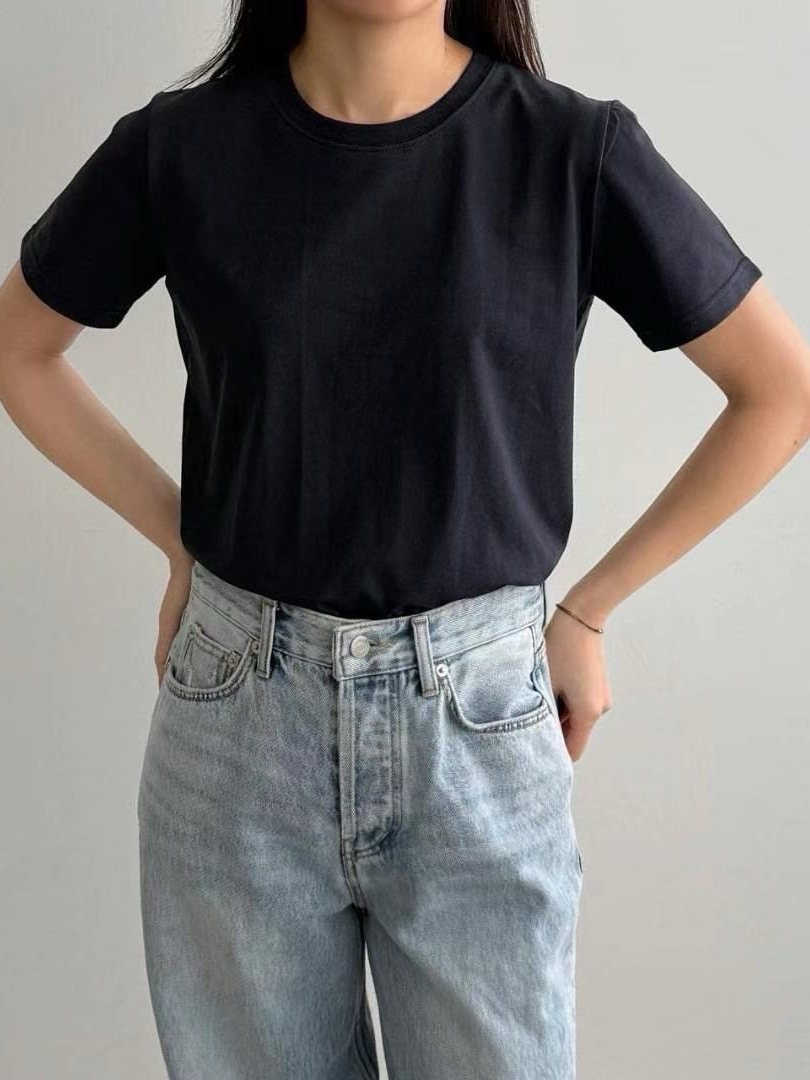 不後悔包色好比例棉Ｔ(正韓)