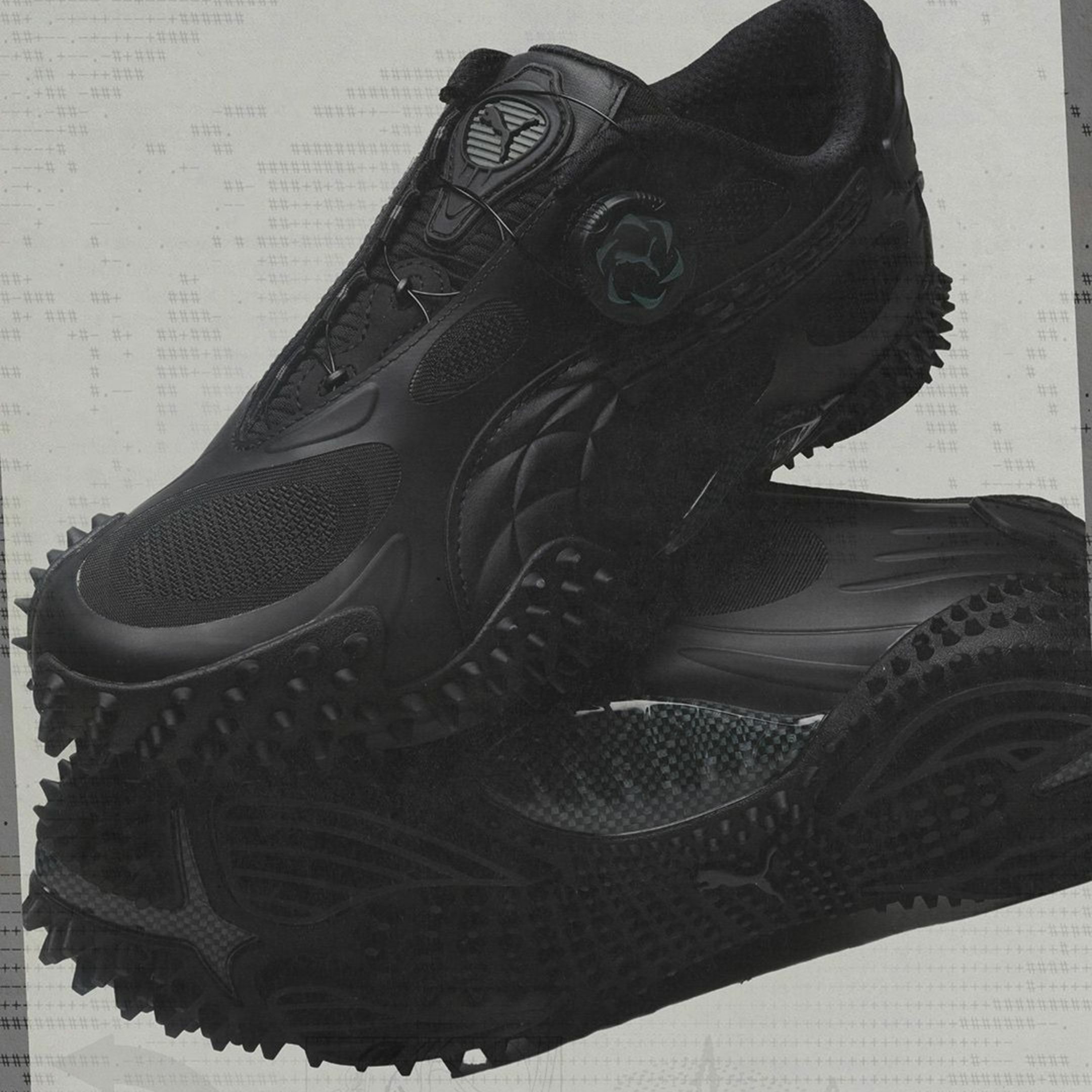 NICEDAY 現貨 ASAP ROCKY X PUMA MOSTRO DISCCORDS 聯名 賽車鞋 黑色 釘鞋 麂皮 403027-01