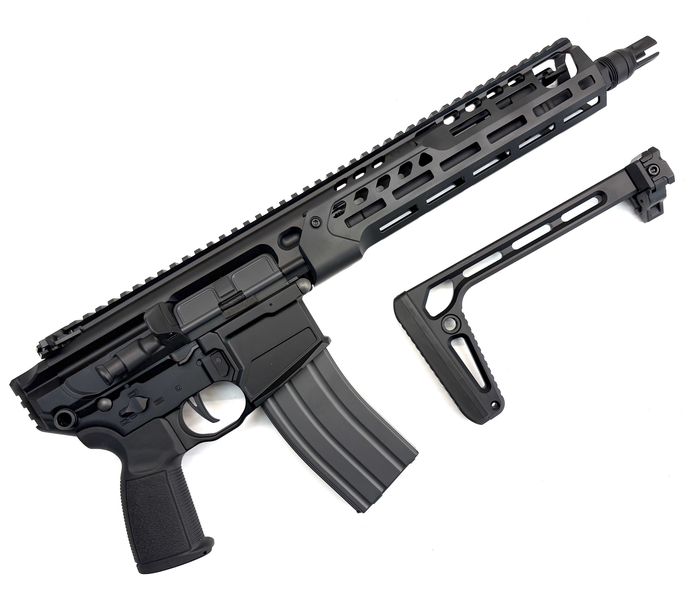 謎版DE 雙鷹黑SCX MCX Spear LT 11.5 MWS 系統瓦斯長槍26647PV