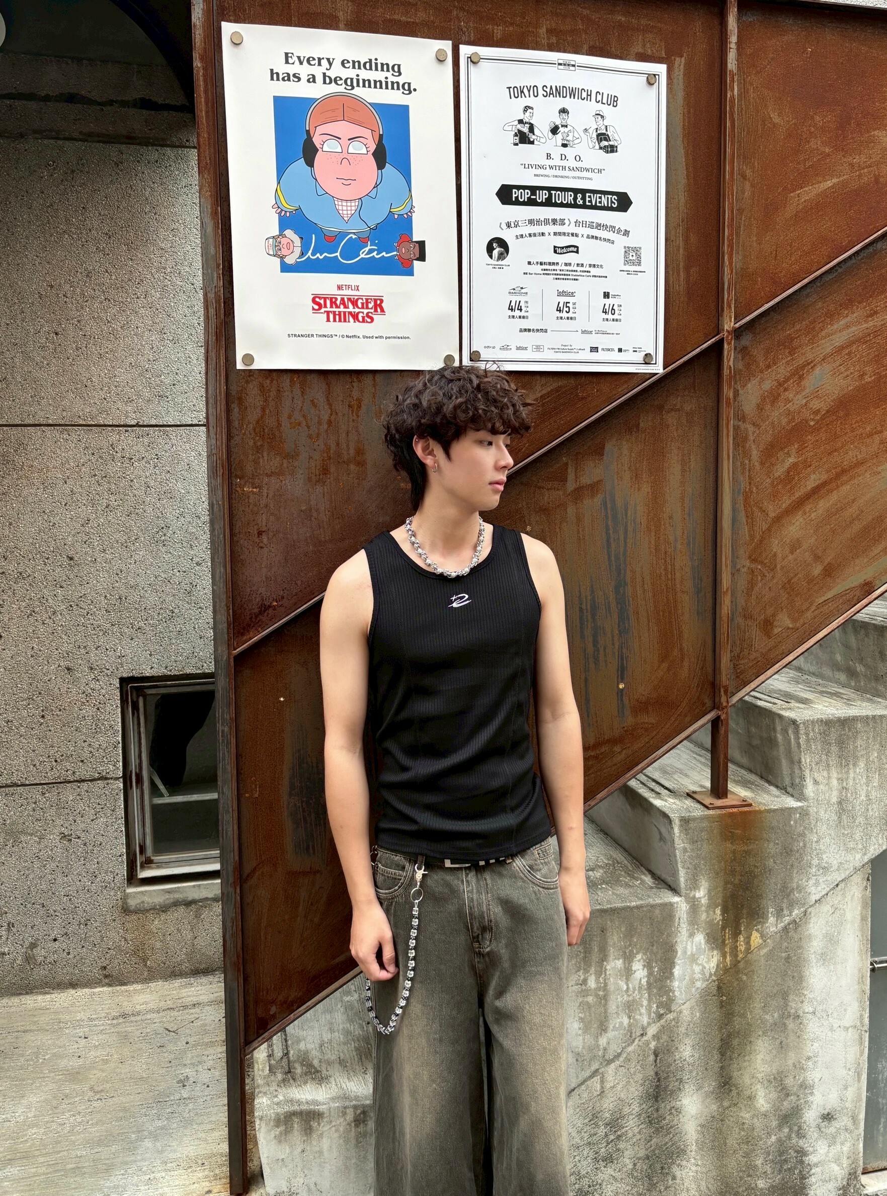 (Goal) DCM  流星 TANK 無袖背心 螺紋背心 007