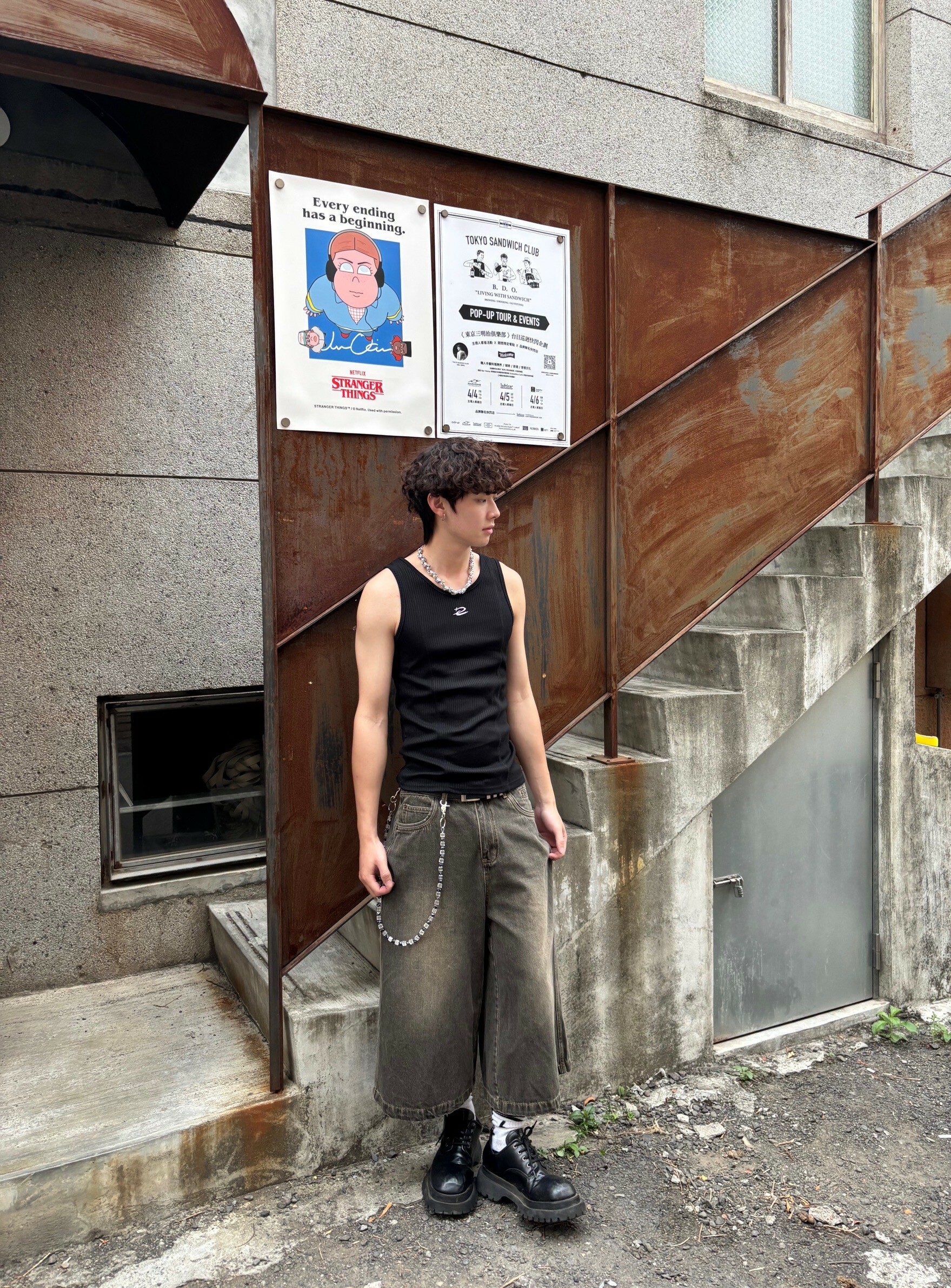 (GOAL) 七分牛仔褲 HA-7127