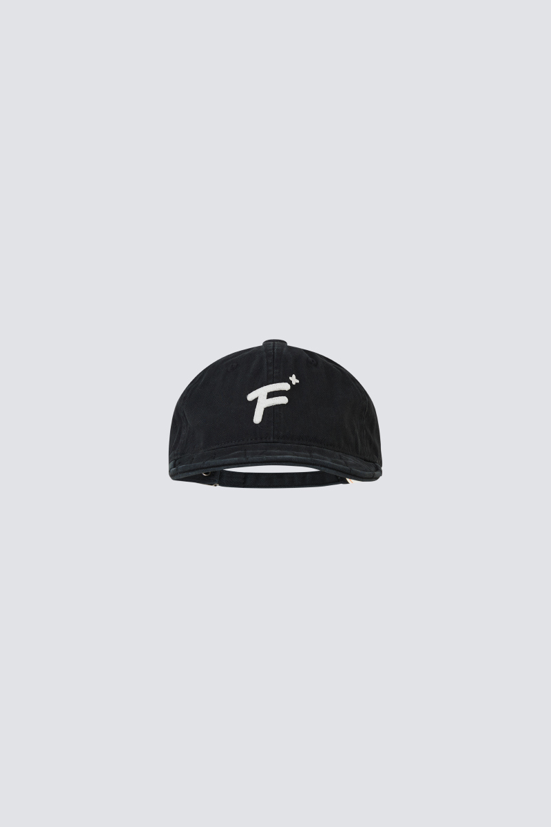 "F" cloth embroidery military cap｜Black｜Hong Kong Original Design