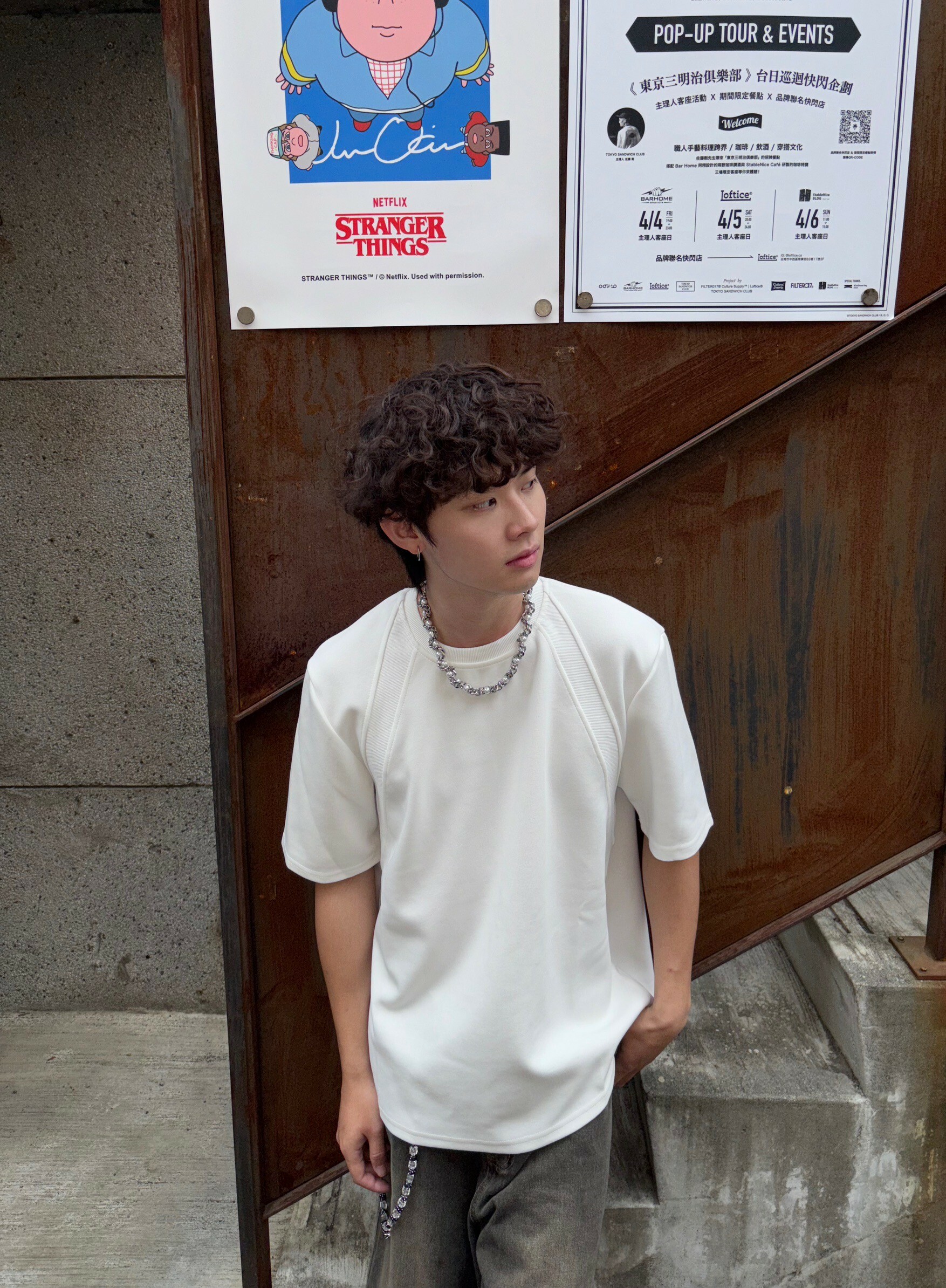 (GOAL)美式 解構 正肩素色短T 2547 AW