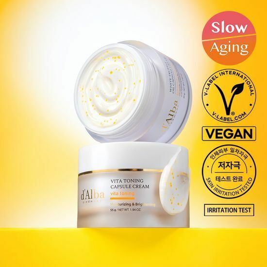 《Olive young連線》dAlba white truffle vita toning capsule cream 55g