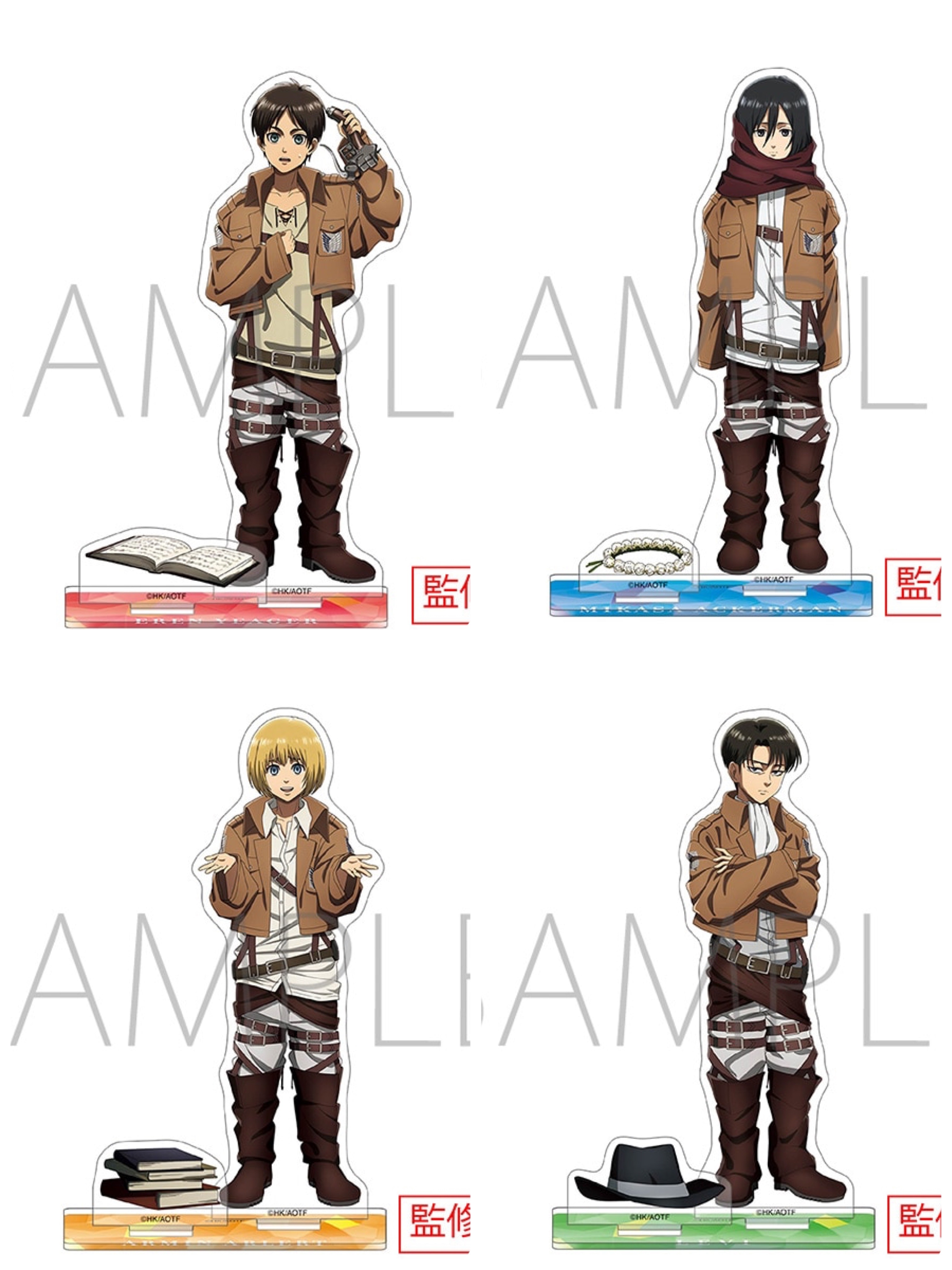 4550621314889 MOVIC 預訂 2025/5月 進撃の巨人　アクリルスタンド