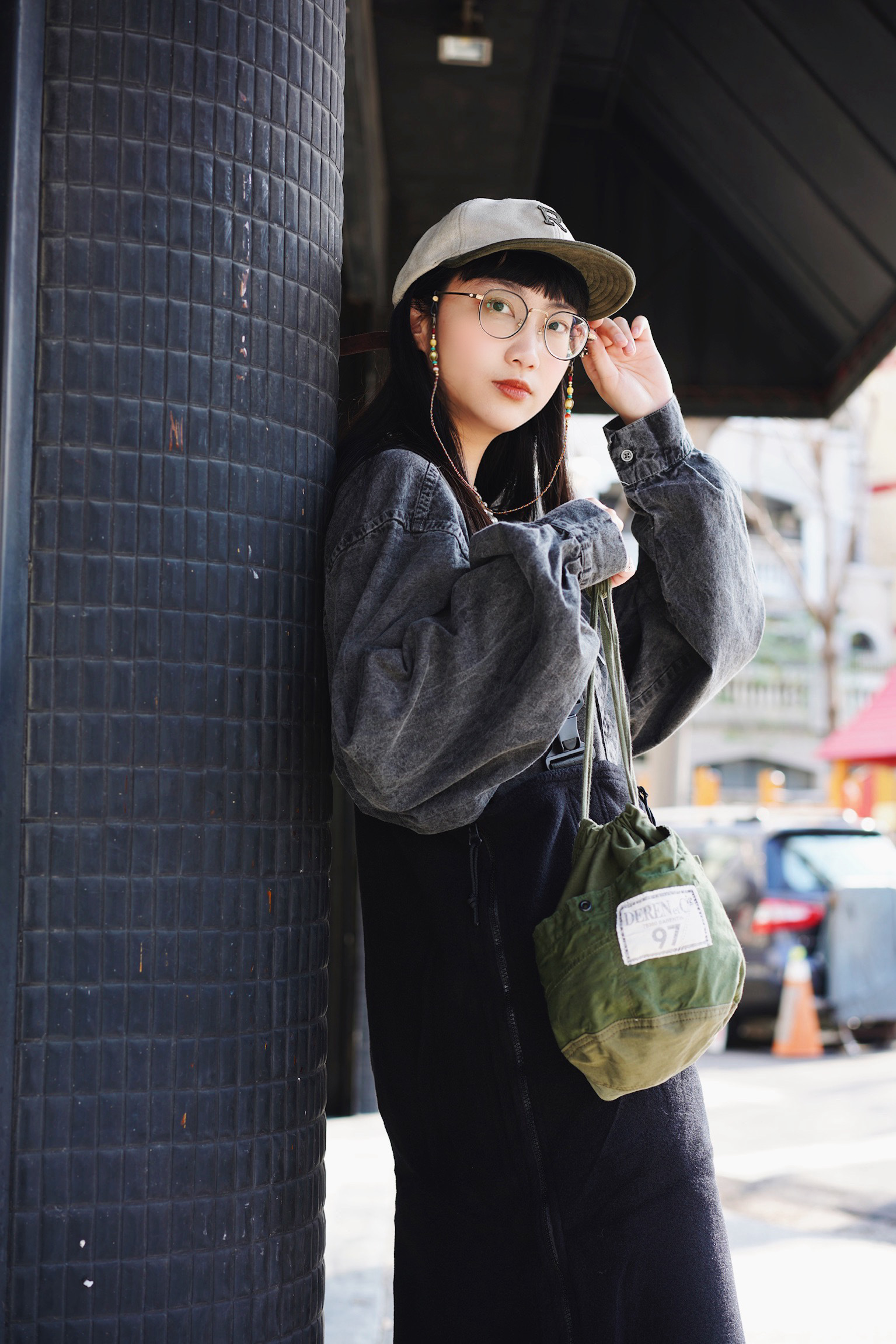 日本RED BEANS美軍改製 多功能軍用手提小包