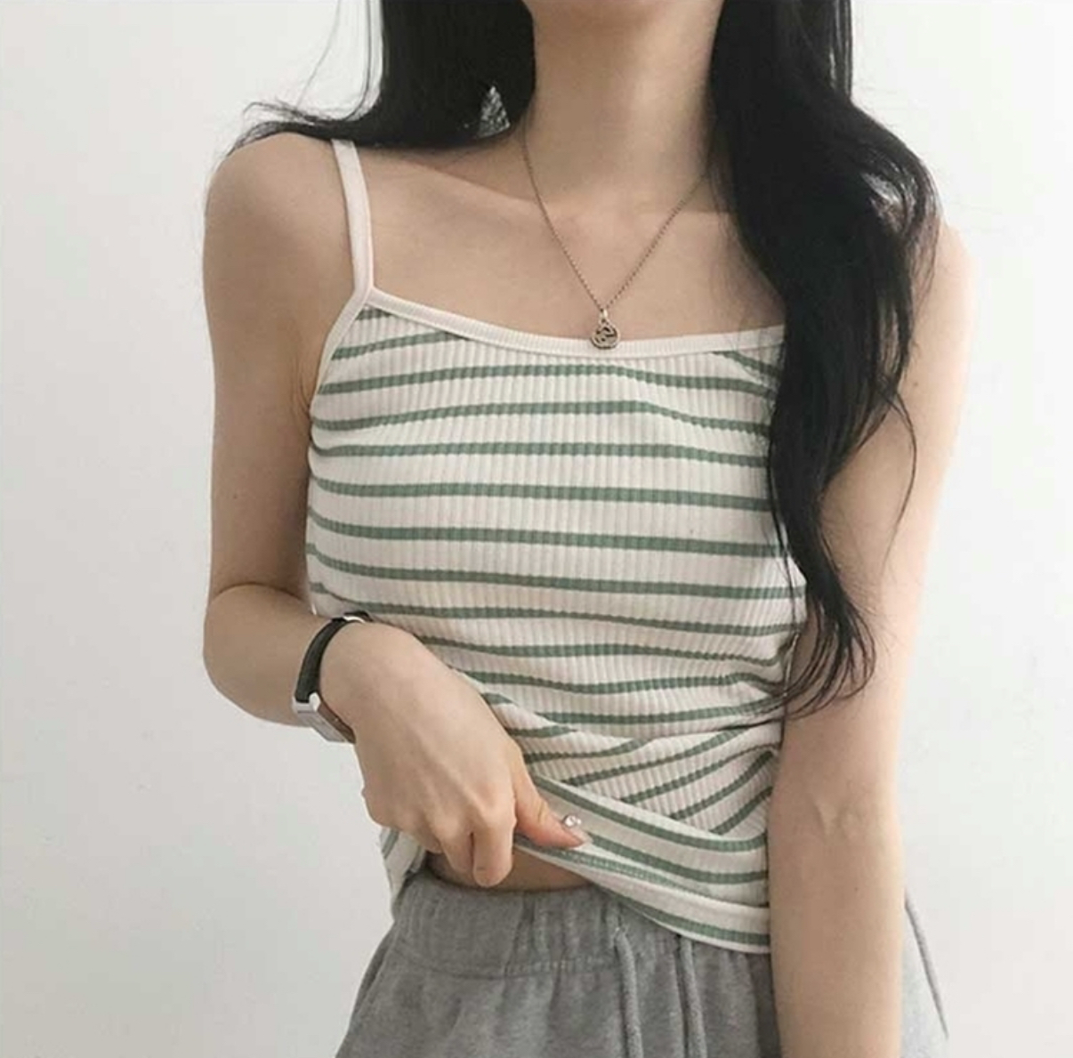 KR STRIPE SLEEVELESS (3 COLORS)