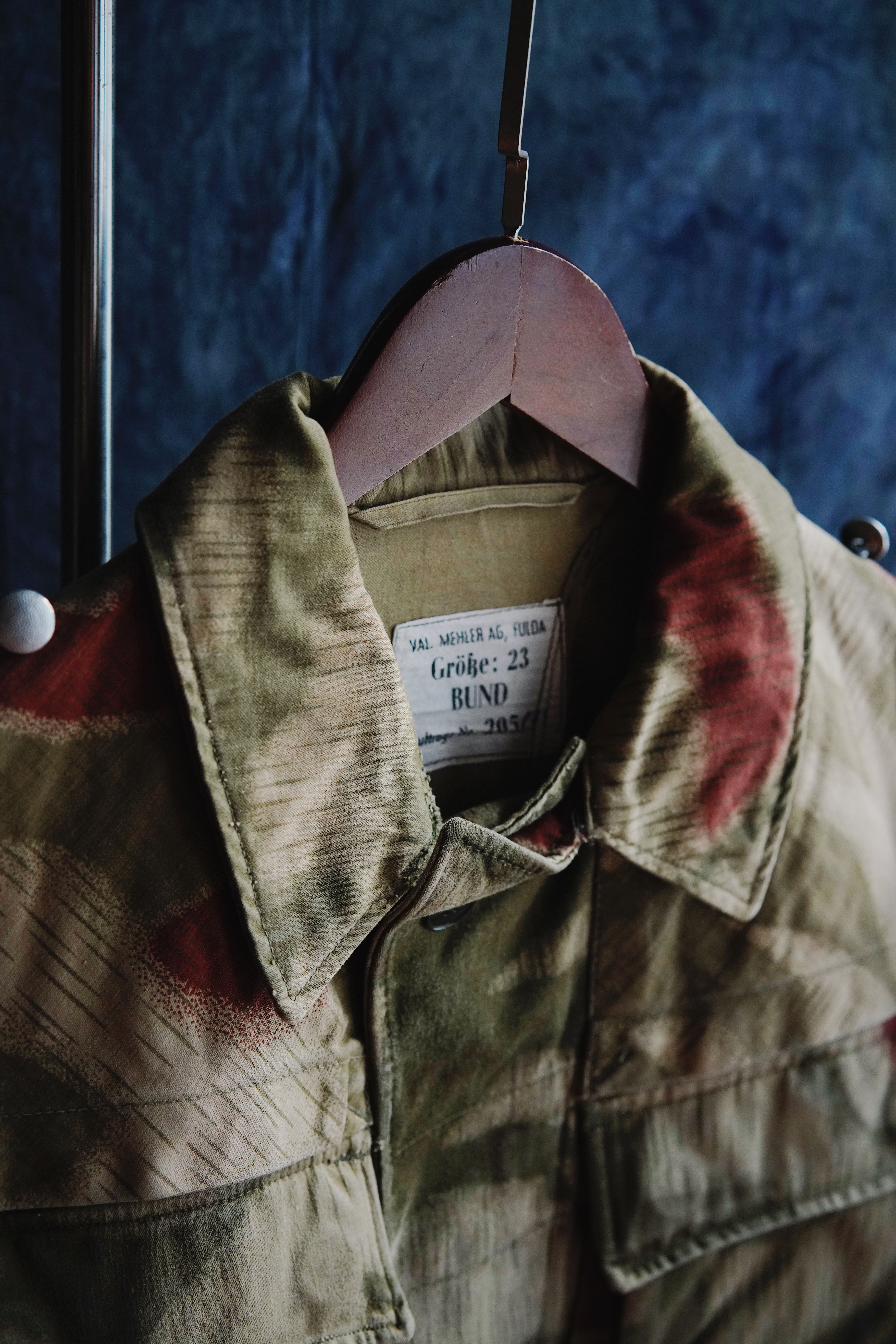 60s West German BGS Camo Jacket / 西德軍公發邊境防衛隊水滴迷彩外套