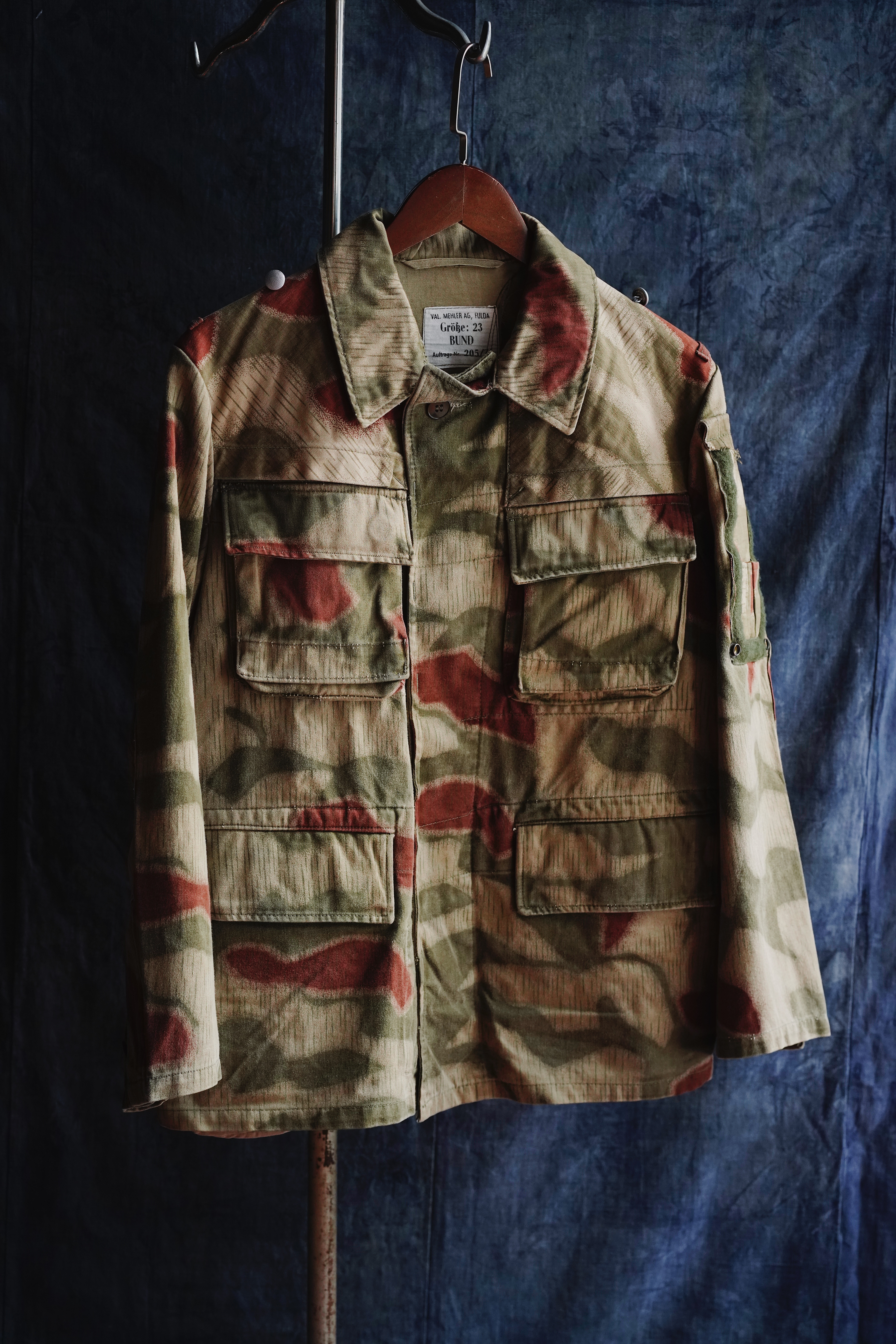 60s West German BGS Camo Jacket / 西德軍公發邊境防衛隊水滴迷彩外套