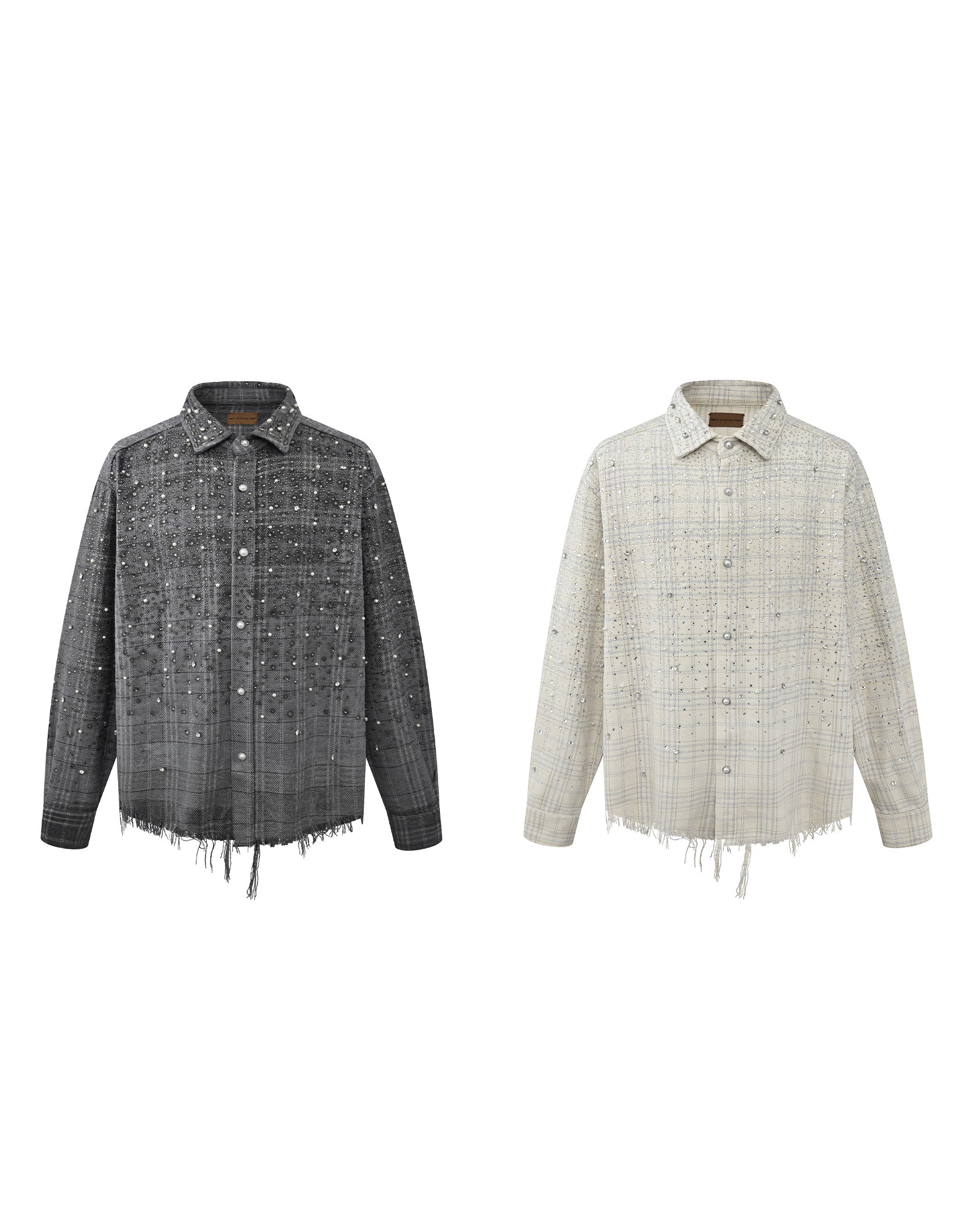 BIRTH OF ROYAL CHILD｜20K Diamond Pearl Shirt (Grey / Beige)
