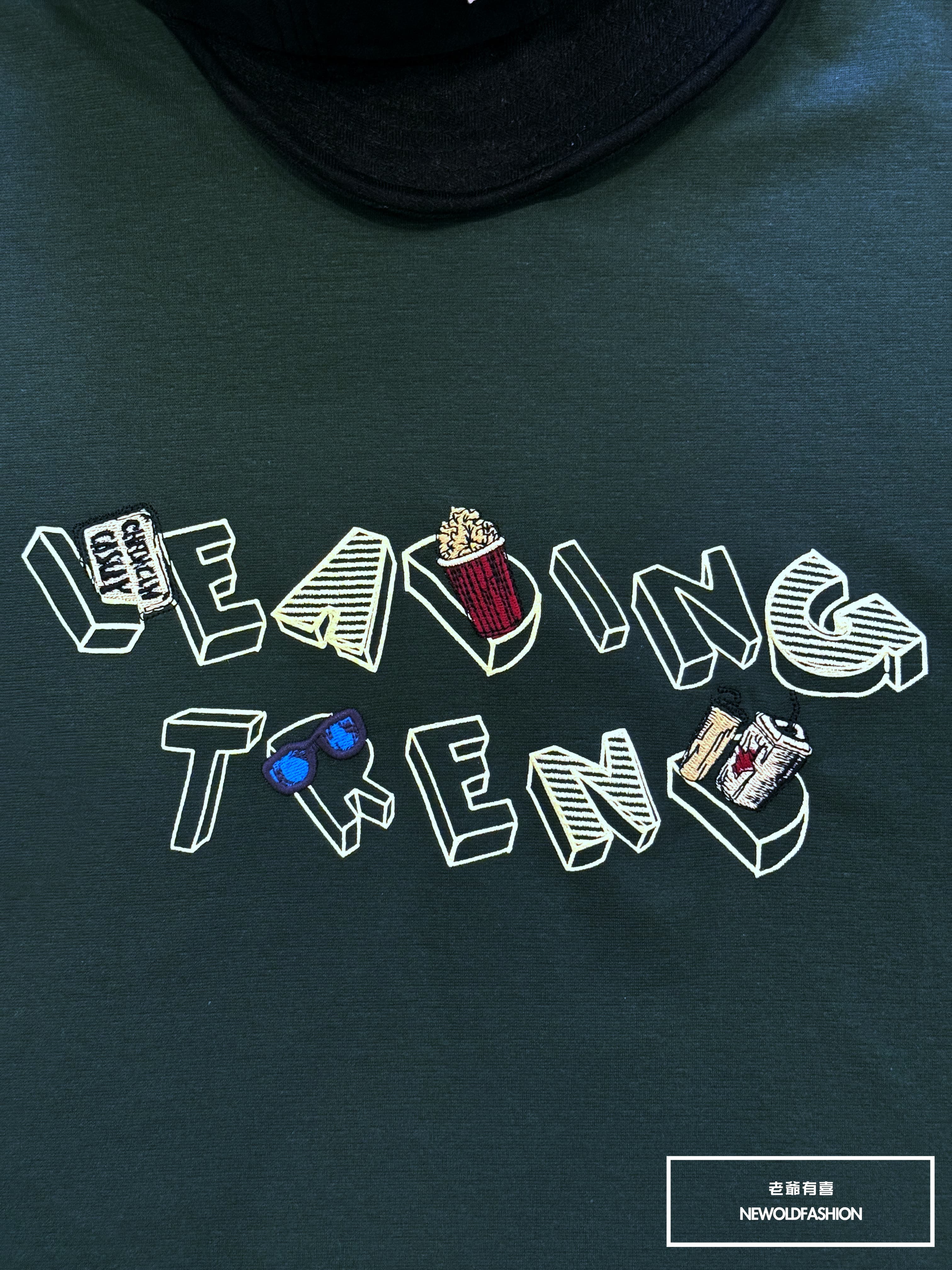 『新品上市』重磅斜紋墨鏡R短T(NOF2503N5053)-綠