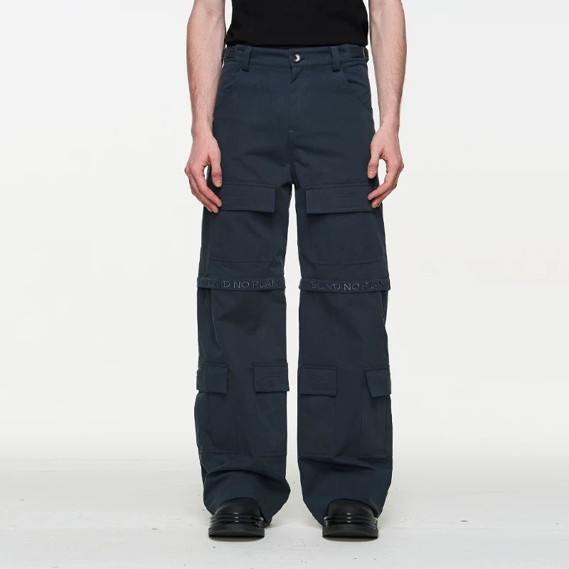 BLINDNOPLAN   可拆式 立體工裝褲