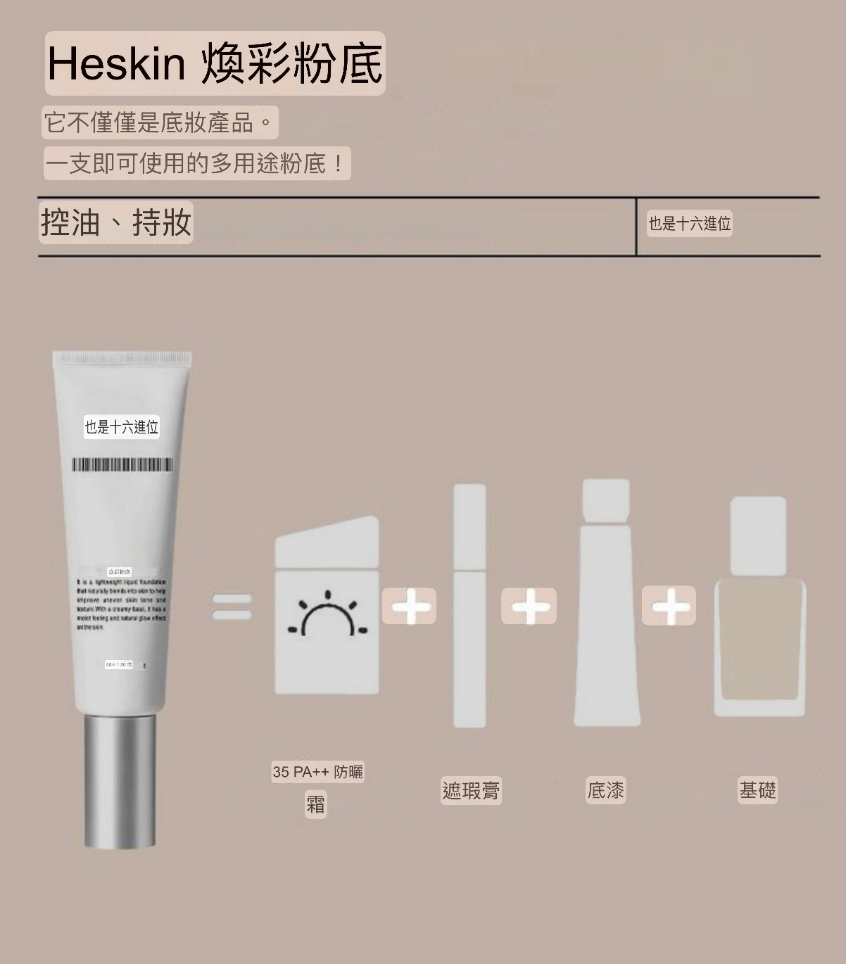 T11HE2 HexKin 發光回頭霜 50ML 35PA++