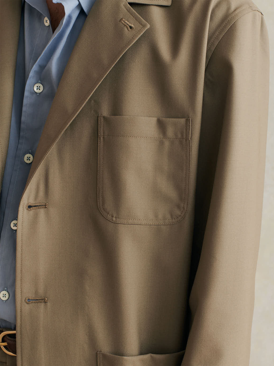 DE BONNE FACTURE ペインタージャケット48 オリーブ フランス製 DE BONNE FACTURE: PAINTERS JACKET｜ SHIPS 公式サイト