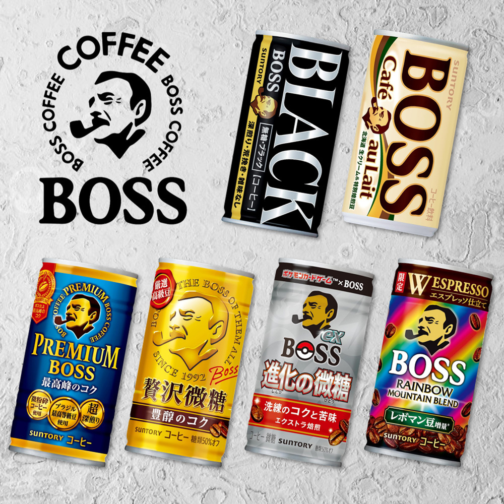 日本 SUNTORY BOSS 咖啡 易開罐 185g 全系列