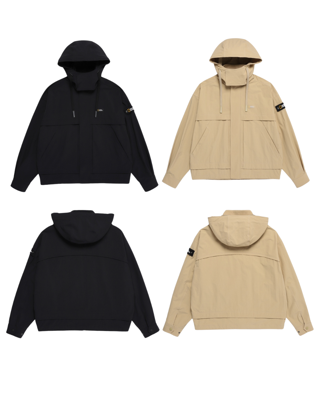 【預購】National Geographic LEMUR OVER FIT 防風連帽外套 帽子可拆 N251UJP040